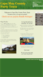 Mobile Screenshot of capemaycountypartytents.com